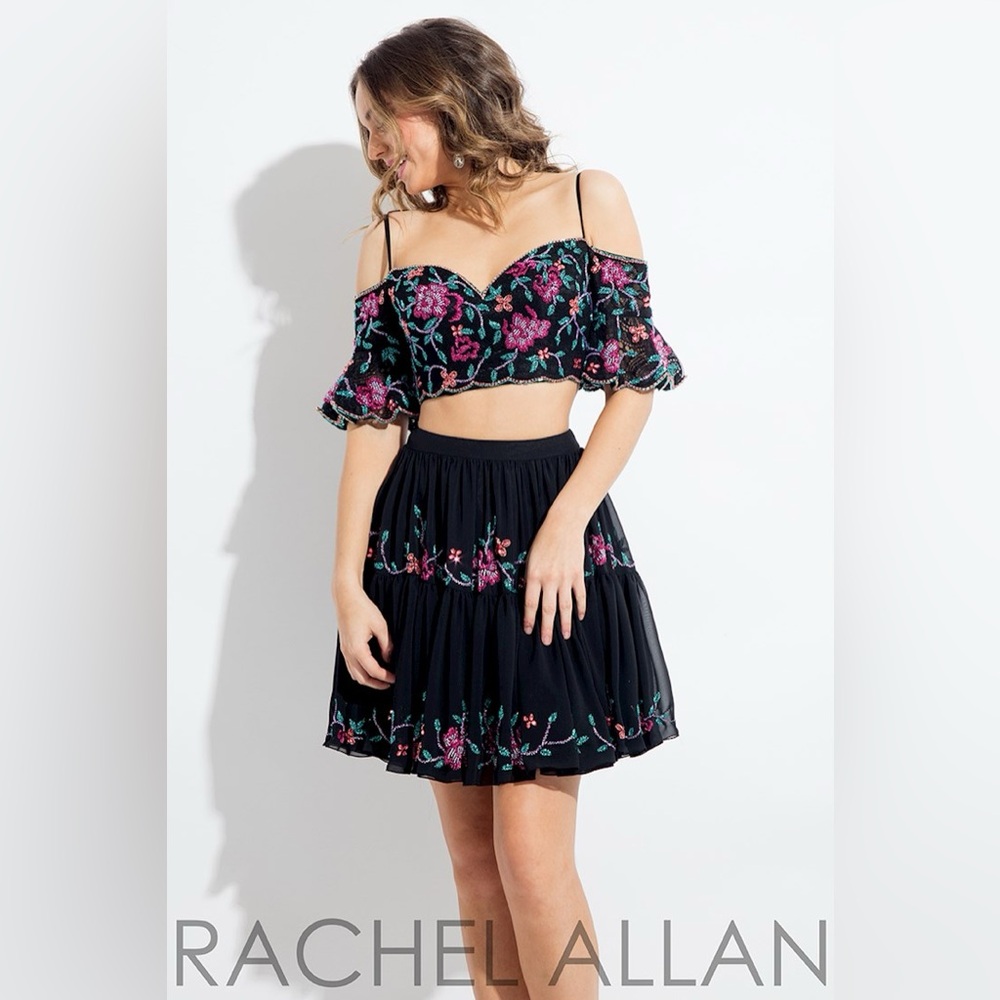 🌟2x Host Pick🌟Black Rachel Allan Two Piece Set